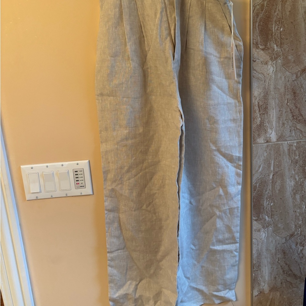 Reformation Petite Vesta Linen Pant